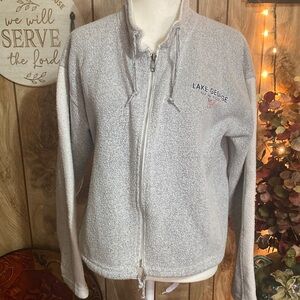 Exist Sports Line White and Gray Jacket